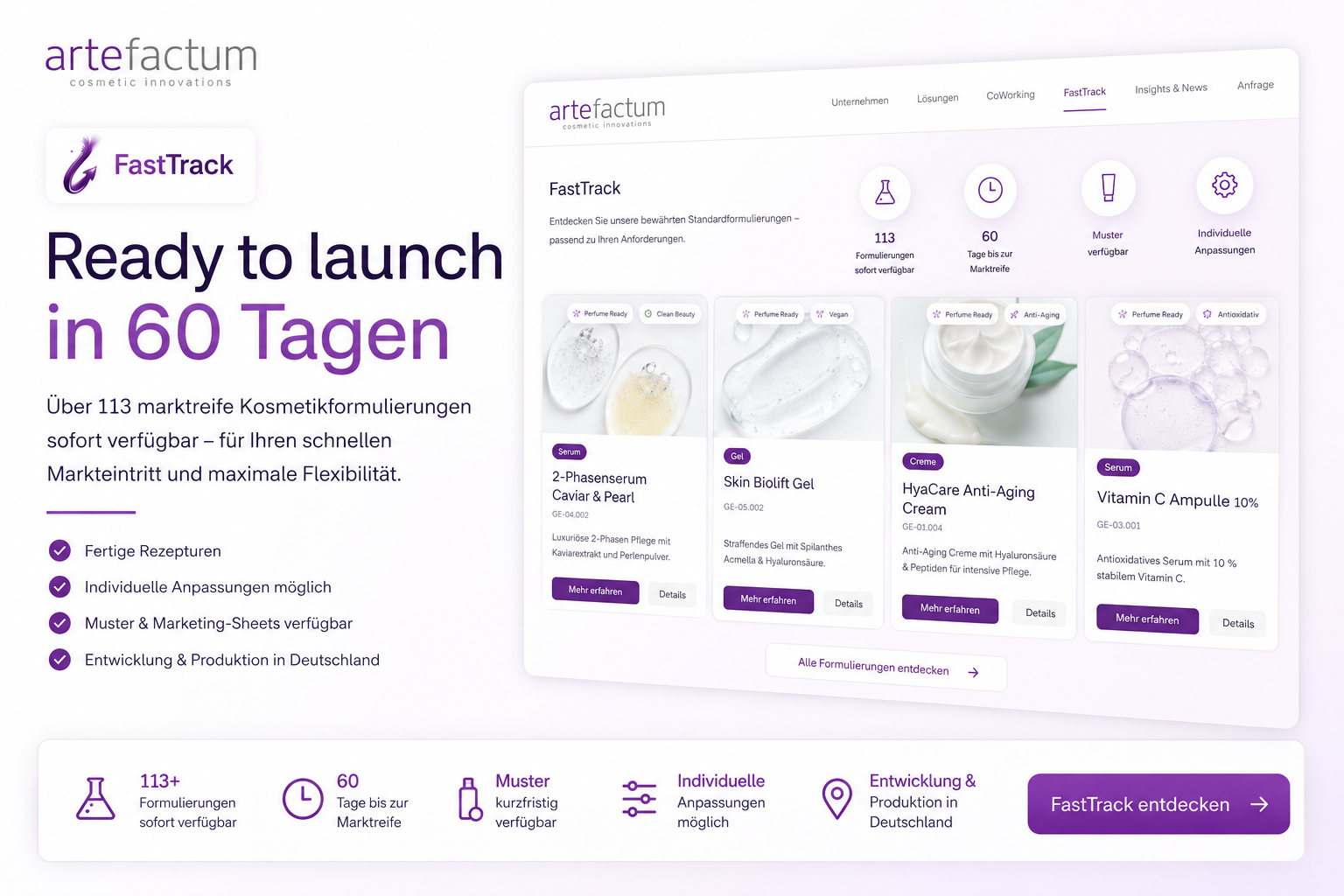 FastTrack in neuem Gewand: Ready to launch in 60 Tagen